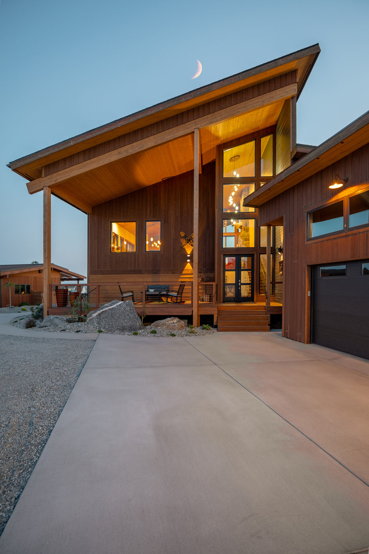 Chelan Trails — residential architecture, Manson, WA